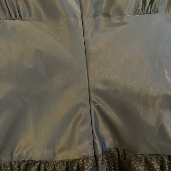 Lilith Black triple tulle princess length sleeveless dress. - Picture 7 of 12